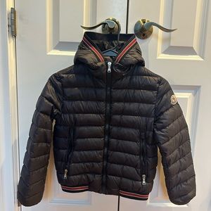 Moncler kids down jacket navy 10
